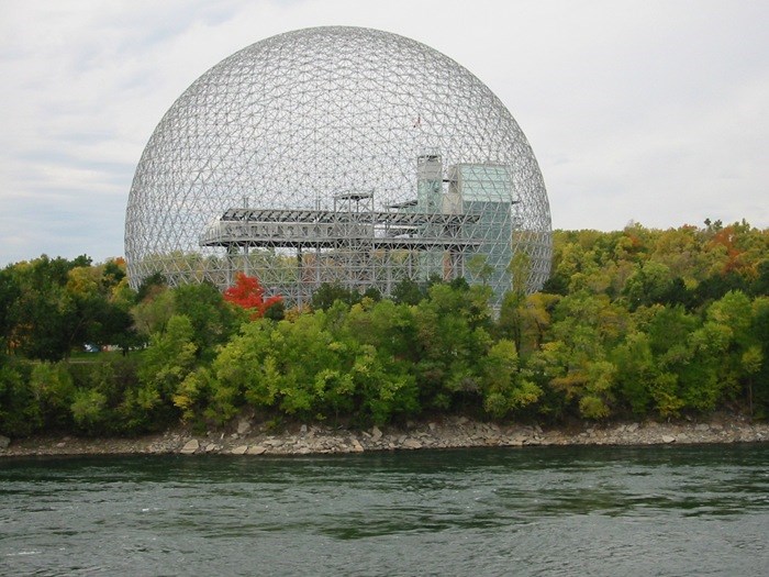 Công trình Montreal Biosphere trong buổi triển lãm Expo' 67