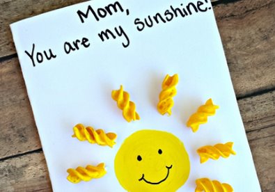 Thiệp mặt trời tỏa sáng